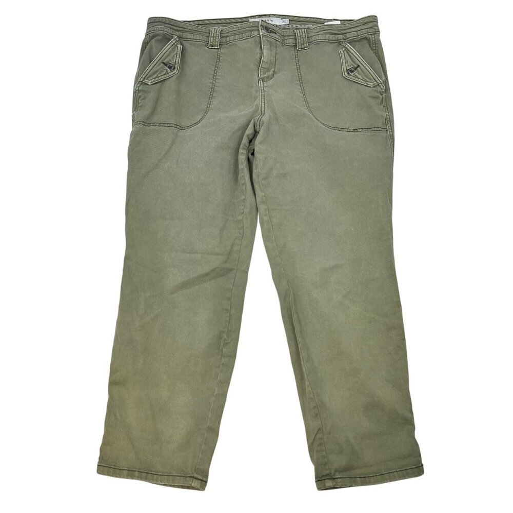 torrid Olive Green Cropped Ankle Pants